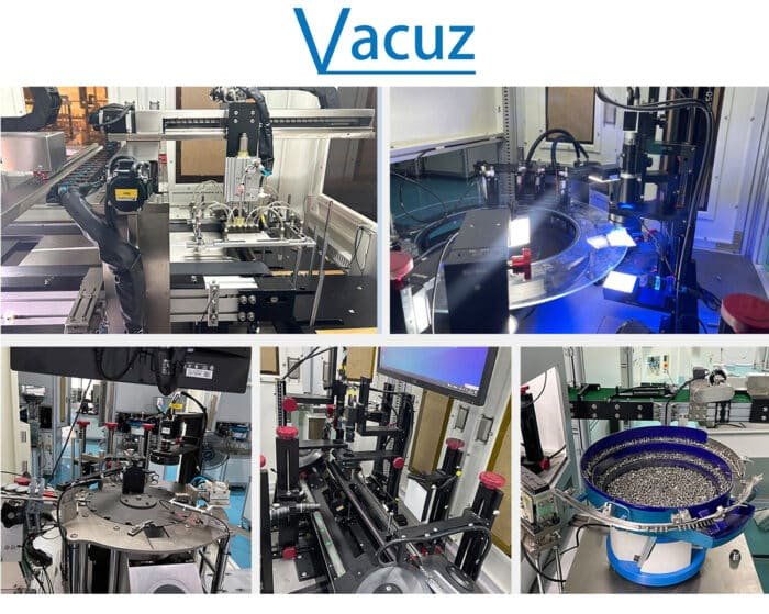 Vacuz 6 Sides AI CCD Molding Common Mode SMD SMT Chip High Frequency CD NR Inductor Automatic Coil Visual Inspection Detection Machine