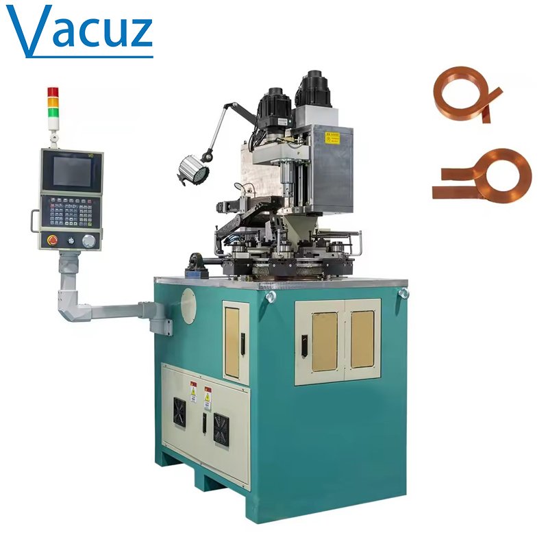 VTA-602 Air Coil Winding Machine For Flat Copper Wire Transformer Inductor Coil Winding Machine Flat Wire Coil Winder Equipment