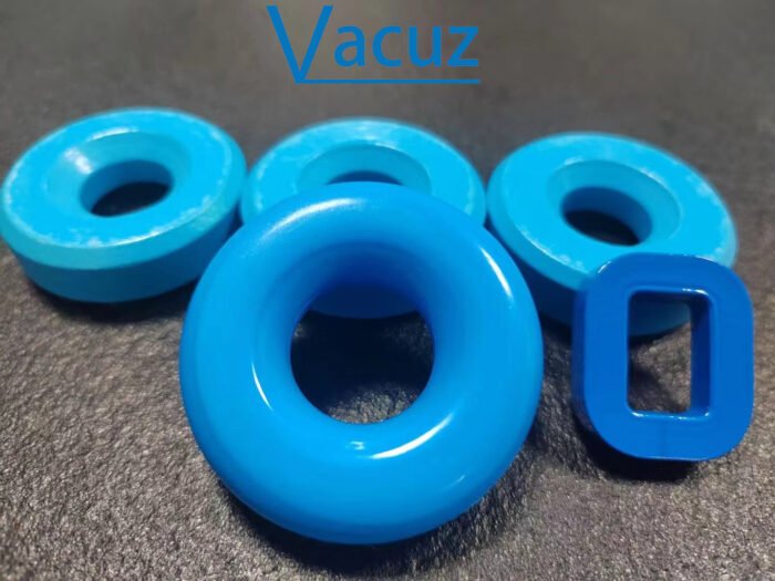 Vacuz R&D Automatic Ferrite Core High Current PFC Choke Coil Air Conditioner Toroidal Inductor Crochet Hook Flat Wire Vertical Winding Machine