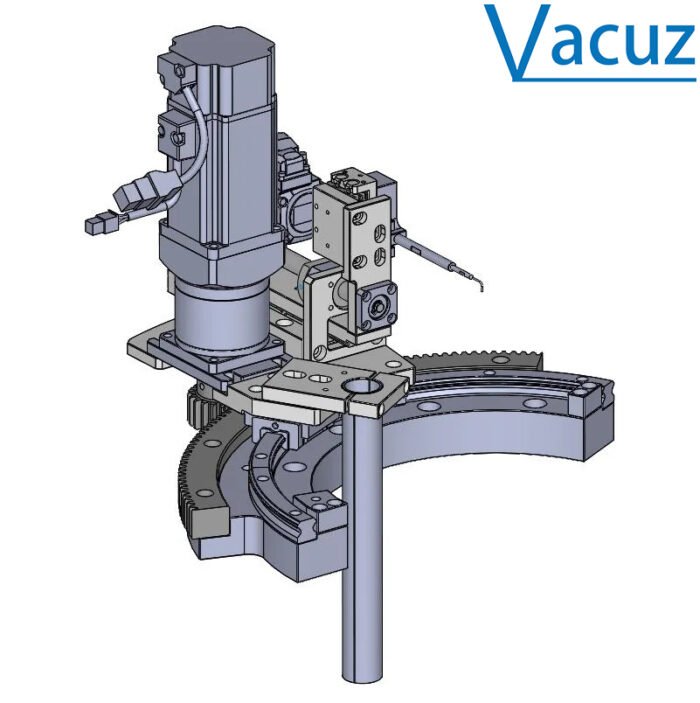 Vacuz R&D Two Stations Automatic Inner BLDC Brushless Motor Stator Coil Needle Winding Machine Equipment