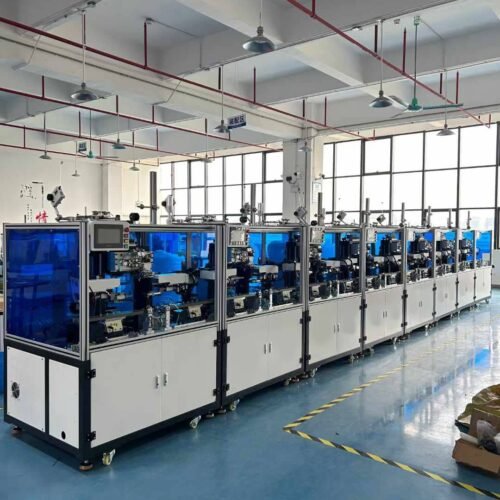 Vacuz 2 スピンドル自動 OBC (オンボード充電器) トランス自動車ボビン コイル リッツ線テーピング マシン機器