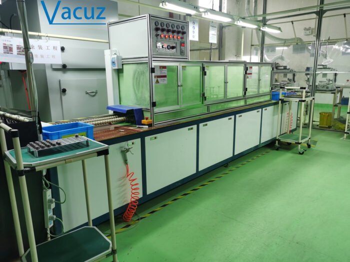 Vacuz Automatic Electrostatic Resin Epoxy High Quality FPV UAV Drone Stator BLDC Brushless Motor Core Powder Coating Machine