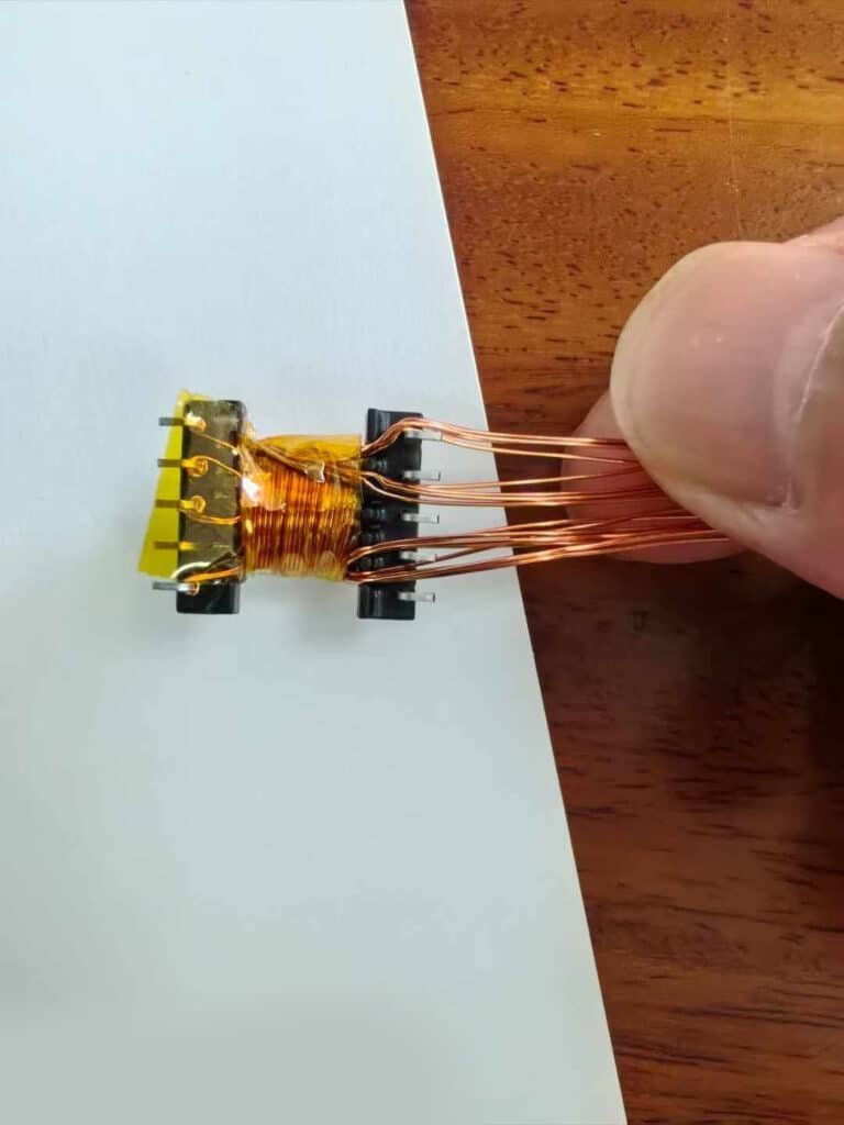 Vacuz 2 Spindles Automatic Transformer Bobbin Coil Teflon Tube Insertion Fly Wire Winding Taping Casing Machine Shipping