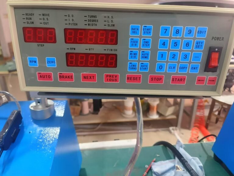 Vacuz 4 Inches Belt Type Semi Automatic Toroidal Coil Inductor Winding Machine Equipment Shipping to South Korea