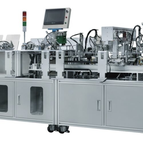 T1 和 T2 微型线圈 Vacuz 全自动网络变压器环形电感器双芯钩针绕线机设备