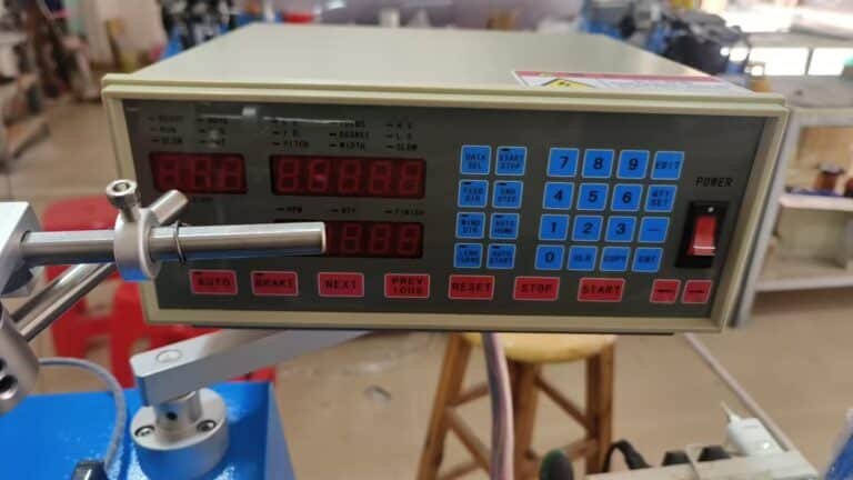 Vacuz 7 Inches Belt Type Semi Automatic Toroidal Coil Inductor Winding Machine Shipping to India