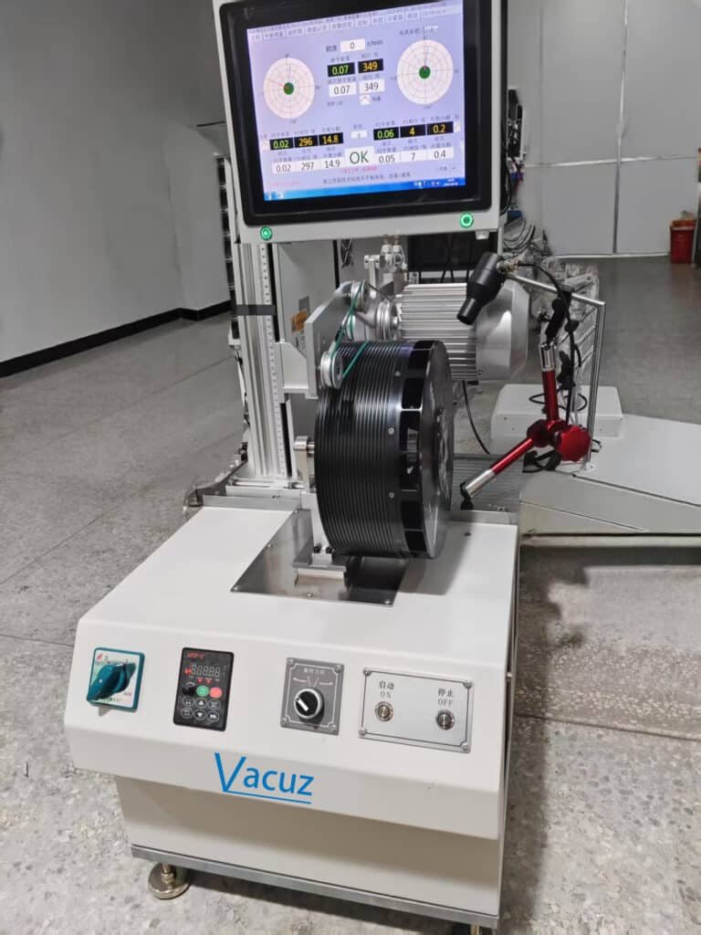 2 Sets Vacuz Customize Max 220mm OD FPV UAV Drone Motor Rotor Automatic 2 Side Dynamic Balancing Machine Shipping