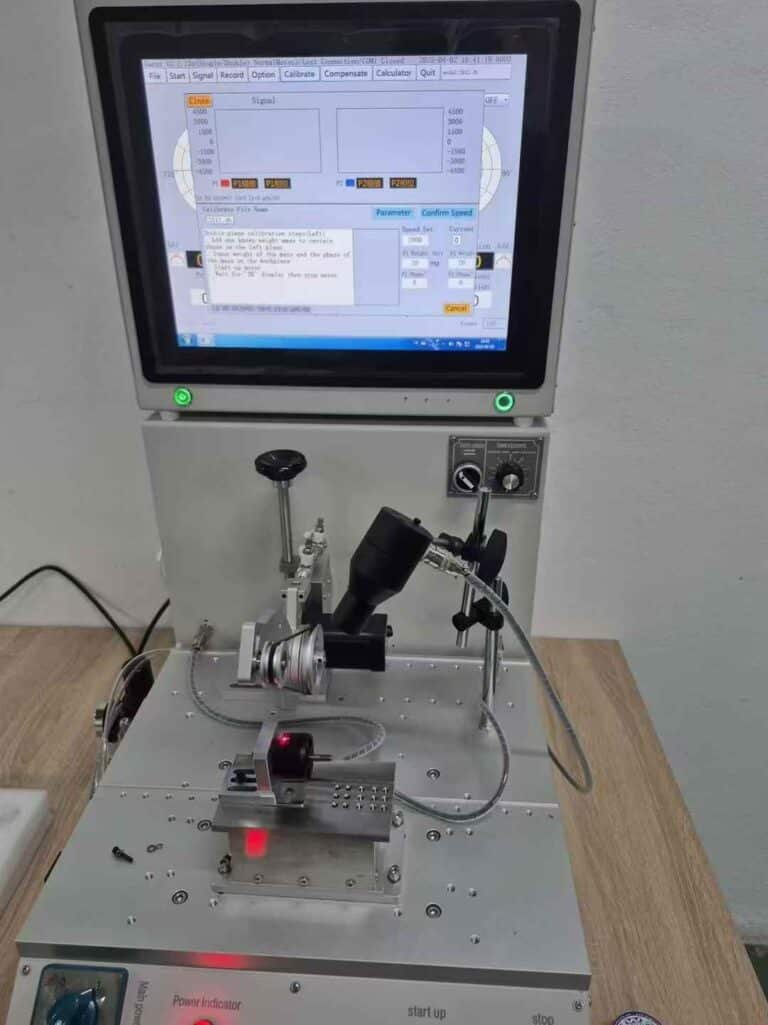 Vacuz FPV UAV Drone Motor Rotor Dual Side Automatic Dynamic Test Balancing Machine Air Shipping