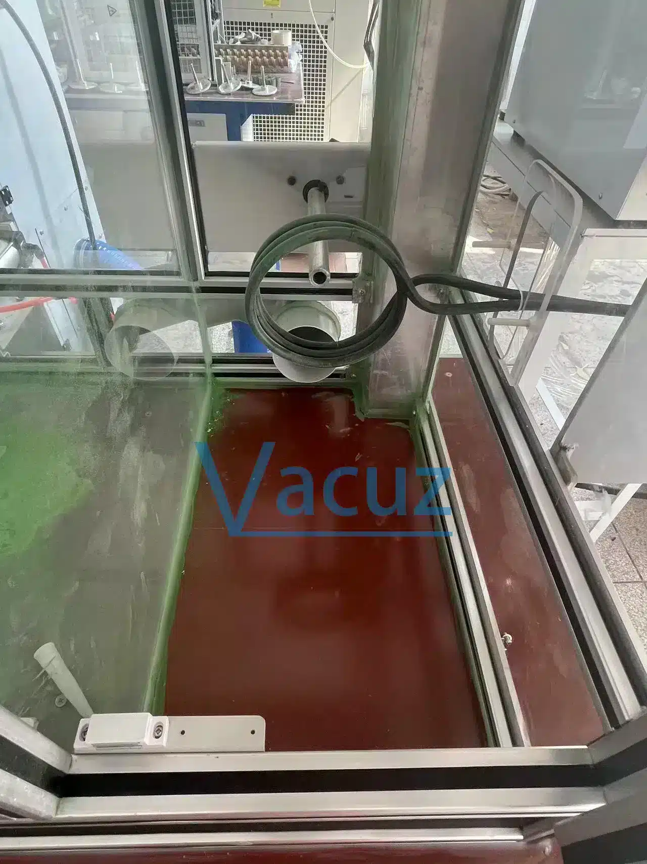 立式实验室型自动静电环氧粉末喷涂机，用于无人机转子定子 BLDC FPV UAV 电机铁芯