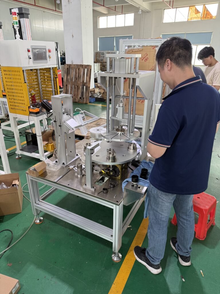 2812 3115 Turntable Type Automatic FPV Drone UAV Motor Rotor Glue Dispensing Magnetic Steel Insertion Machine Shipment