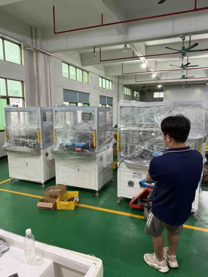 Vacuz 4 Stations Outer Stator Winding Machine + 4 Stations Inner Motor ...