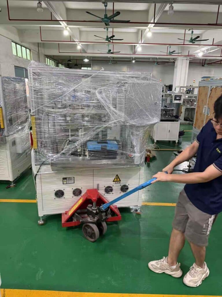 Vacuz 4 Stations Outer Stator Winding Machine + 4 Stations Inner Motor Winding Machine + Insulation Paper Insertion Machine Shipping