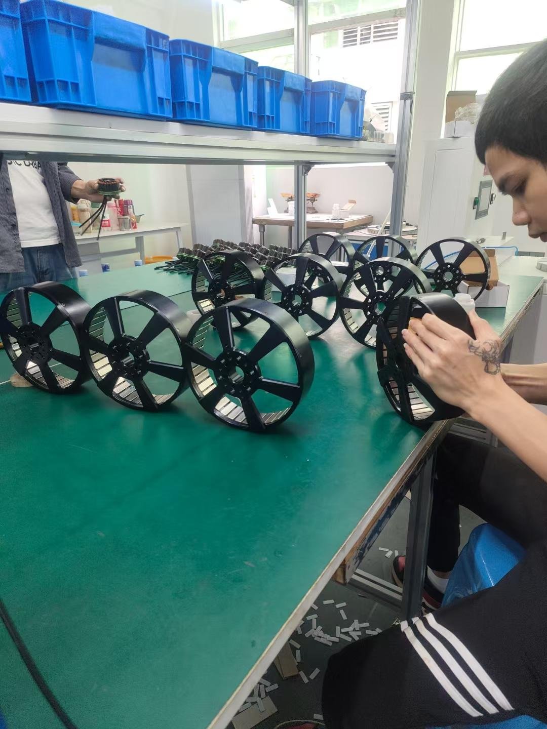 Agriculture Drone Motor Automatic FPV UAV Stator Coil Winding Magnets Insertion Shaft Pressing Machine Production Line