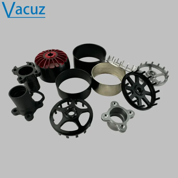 CNC Machining FPV Drone Making Parts Metal Parts Aluminum Custom CNC Turning Milling Parts UAV Drone Brushless Motor Cover Shaft Shell-4 CNC 가공 FPV 드론 제작 부품 금속 부품 알루미늄 맞춤형 CNC 터닝 밀링 부품 UAV 드론 브러시리스 모터 커버 샤프트 쉘