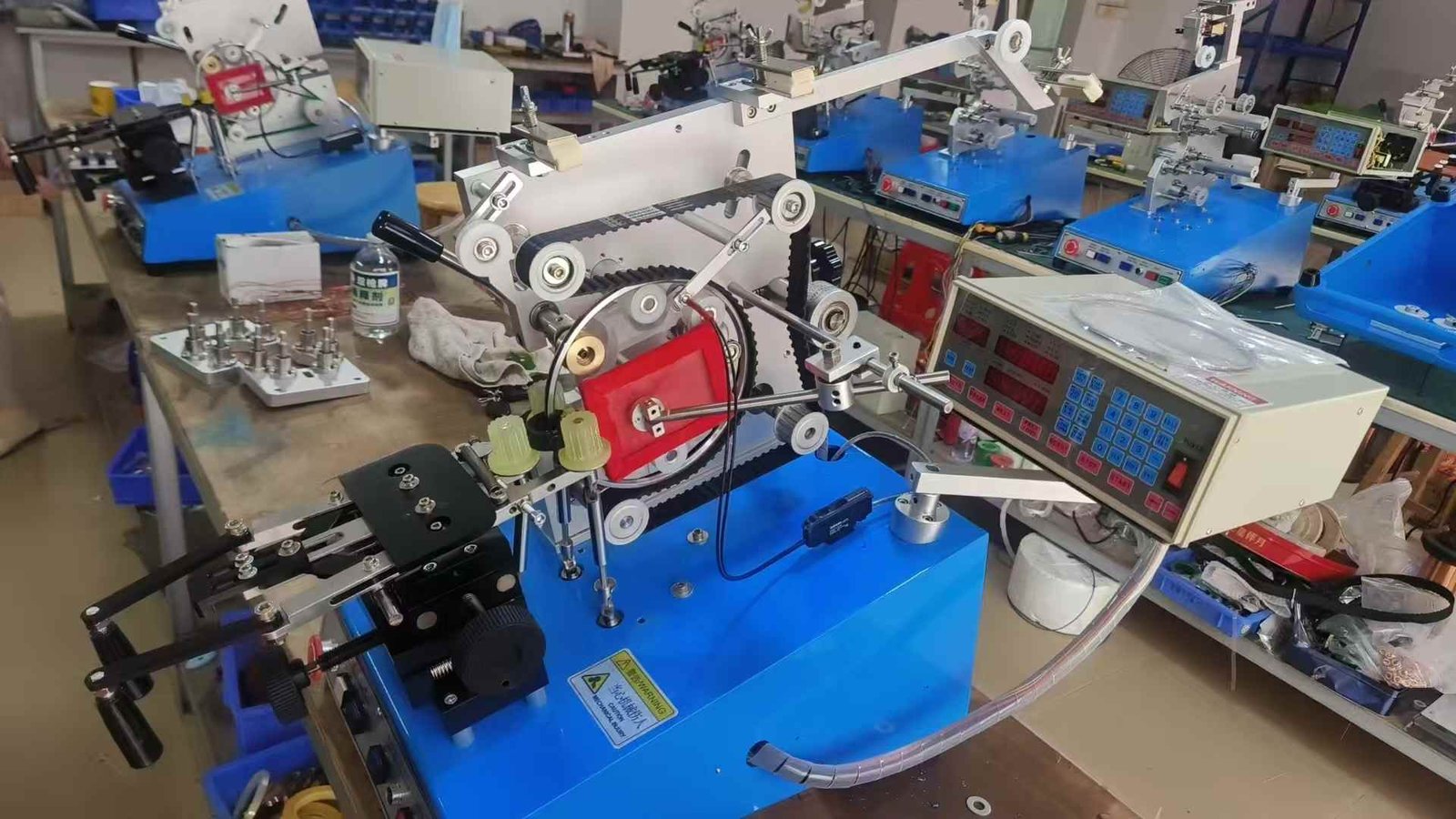 Vacuz 7 Inches Belt Type Semi Automatic Toroidal Inductor Core Winding Machine Equipment Delivery