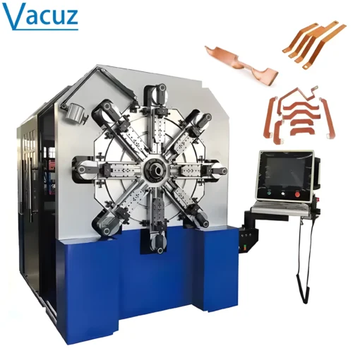 High Efficiency Precision CopperAluminum Brass Busbar Coil Winding Bending Punching Cutting Machine‌ Copper Foil Connector Making Machine