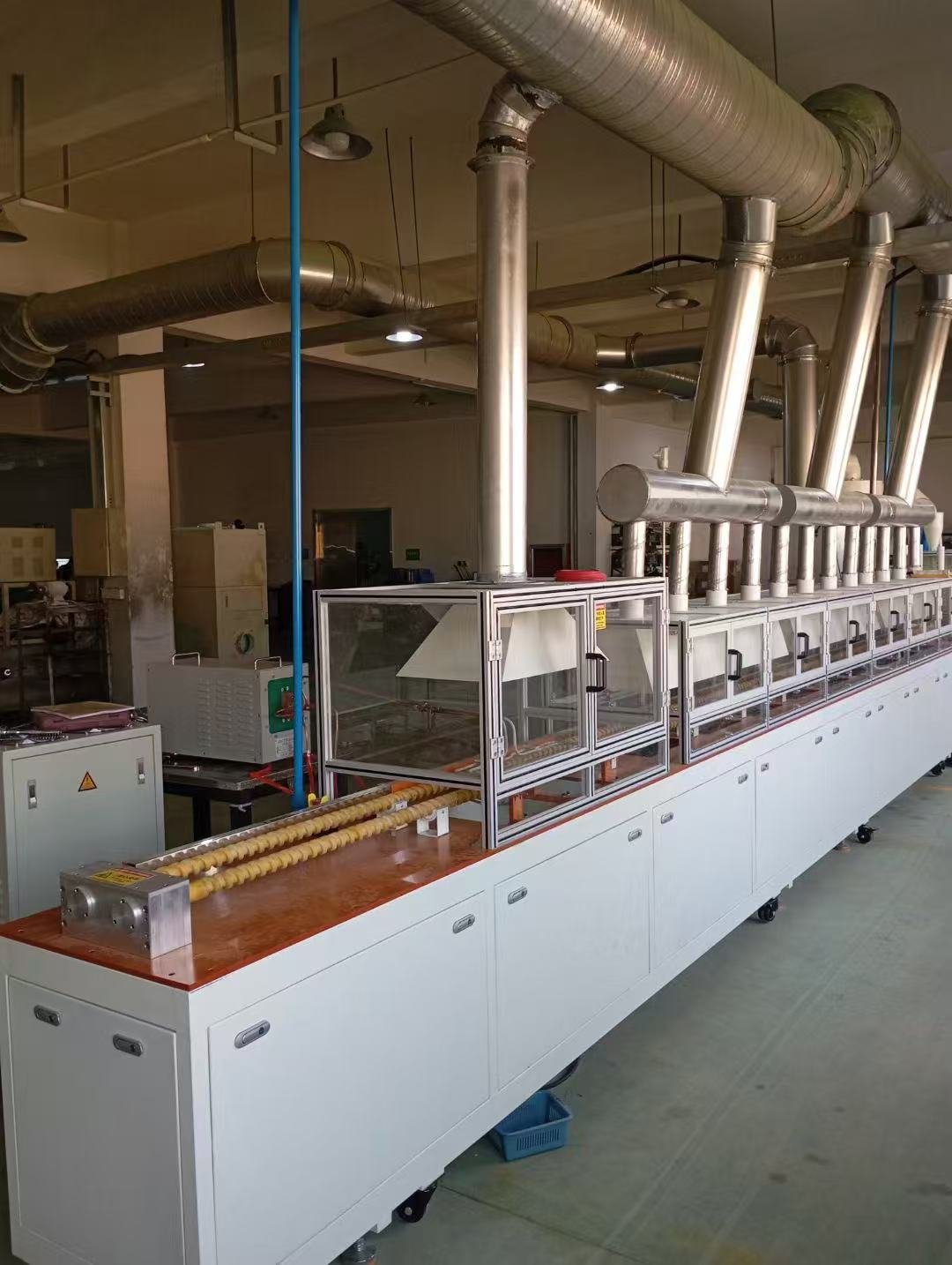 Vacuz DC Armature Rotor Core Automatic Motor Electrostatic Powder Coating Line
