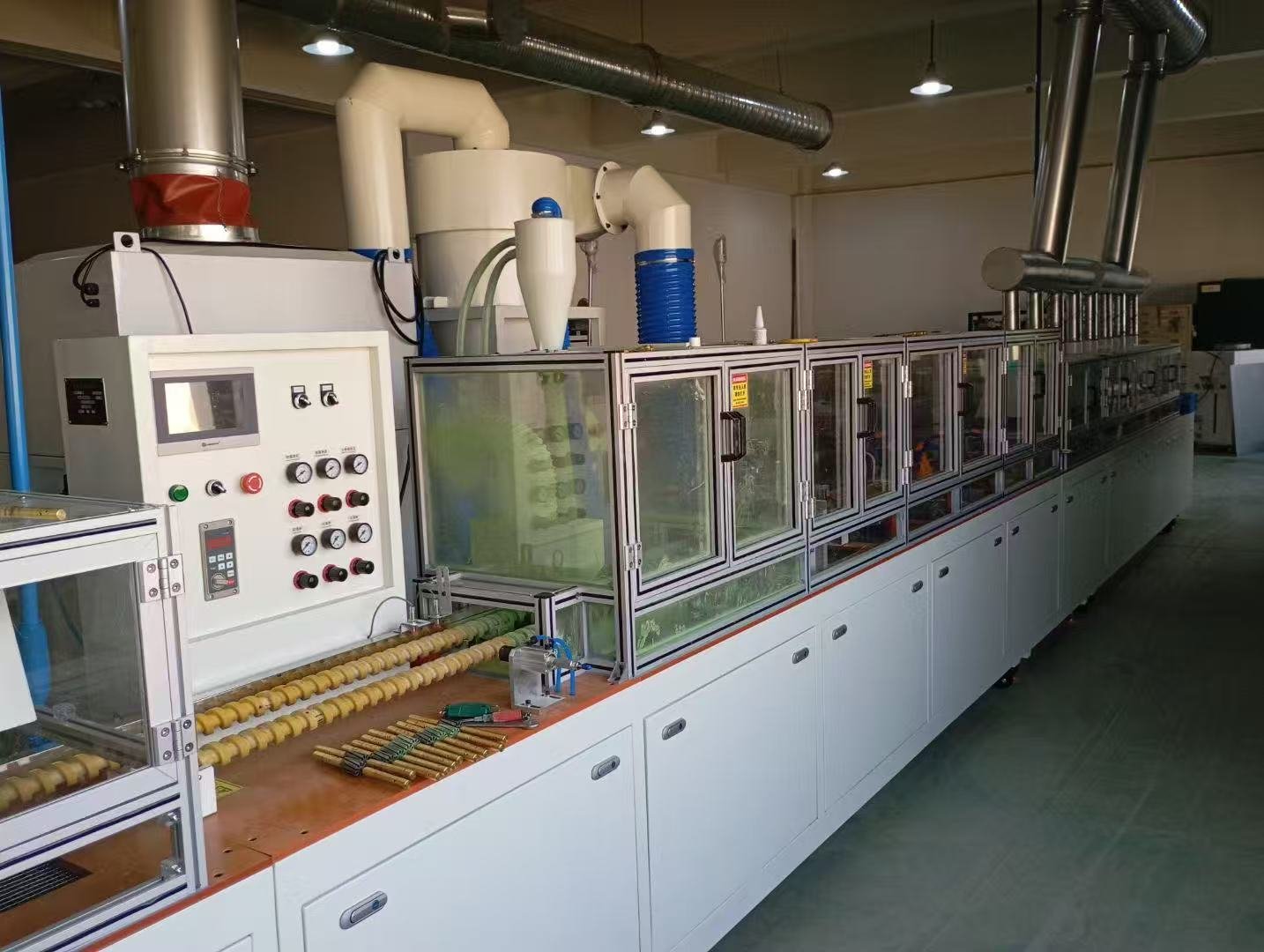 Vacuz DC Armature Rotor Core Automatic Motor Electrostatic Powder Coating Line