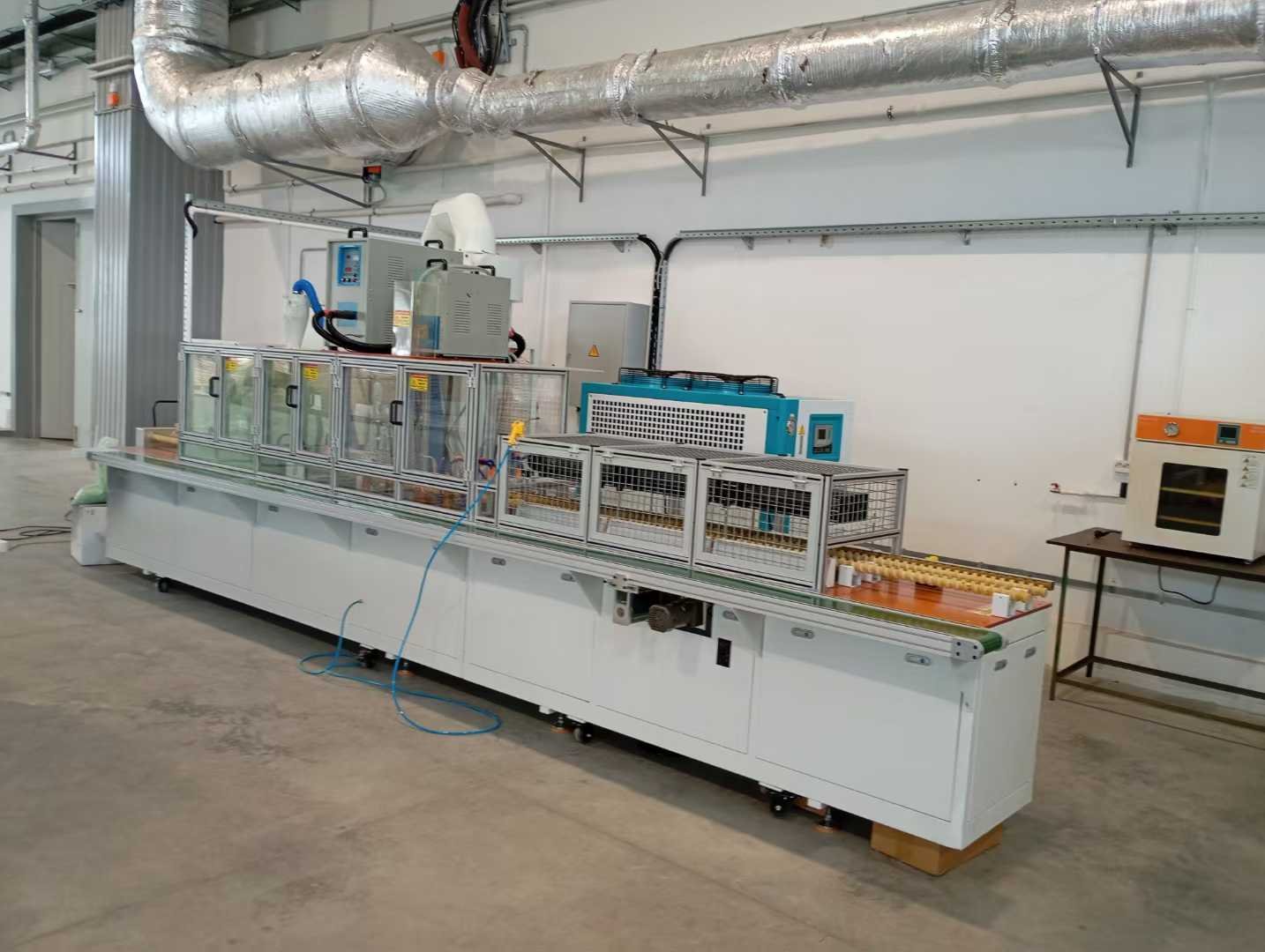 Vacuz DC Armature Rotor Core Automatic Motor Electrostatic Powder Coating Line