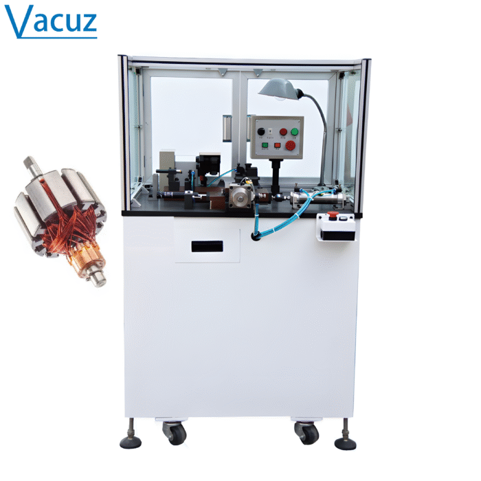 High Precision Vacuz Brushed Motor Automatic Armature Rotor Commutator CNC Turning Cutting Turning Lathe Machine