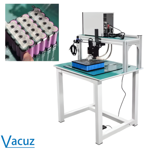 Pneumatic Gantry Manual Battery Pack Spot Welder Machine Spot Welder for Cylindrical Battery 18650 26650 21700 Welding