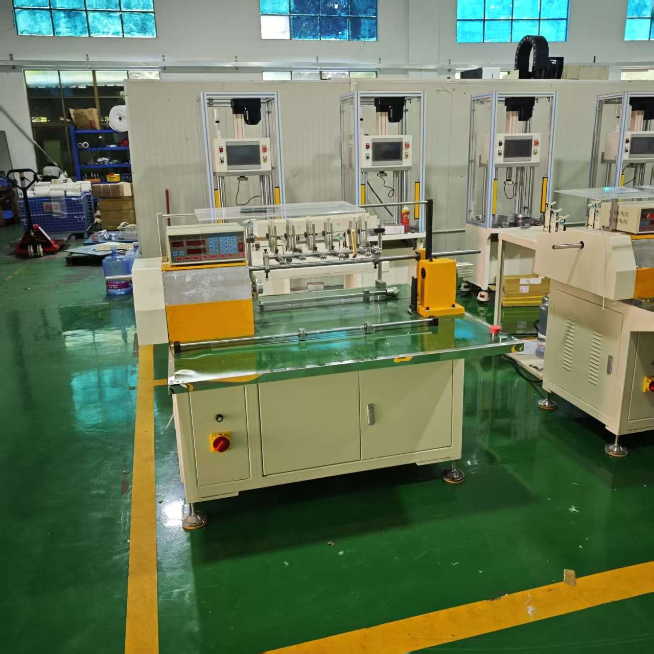 Vacuz 7 Sets AC Motor Induction Stator Coil Paper Insert Winding Insertion Lacing Forming Machine Line Shipment