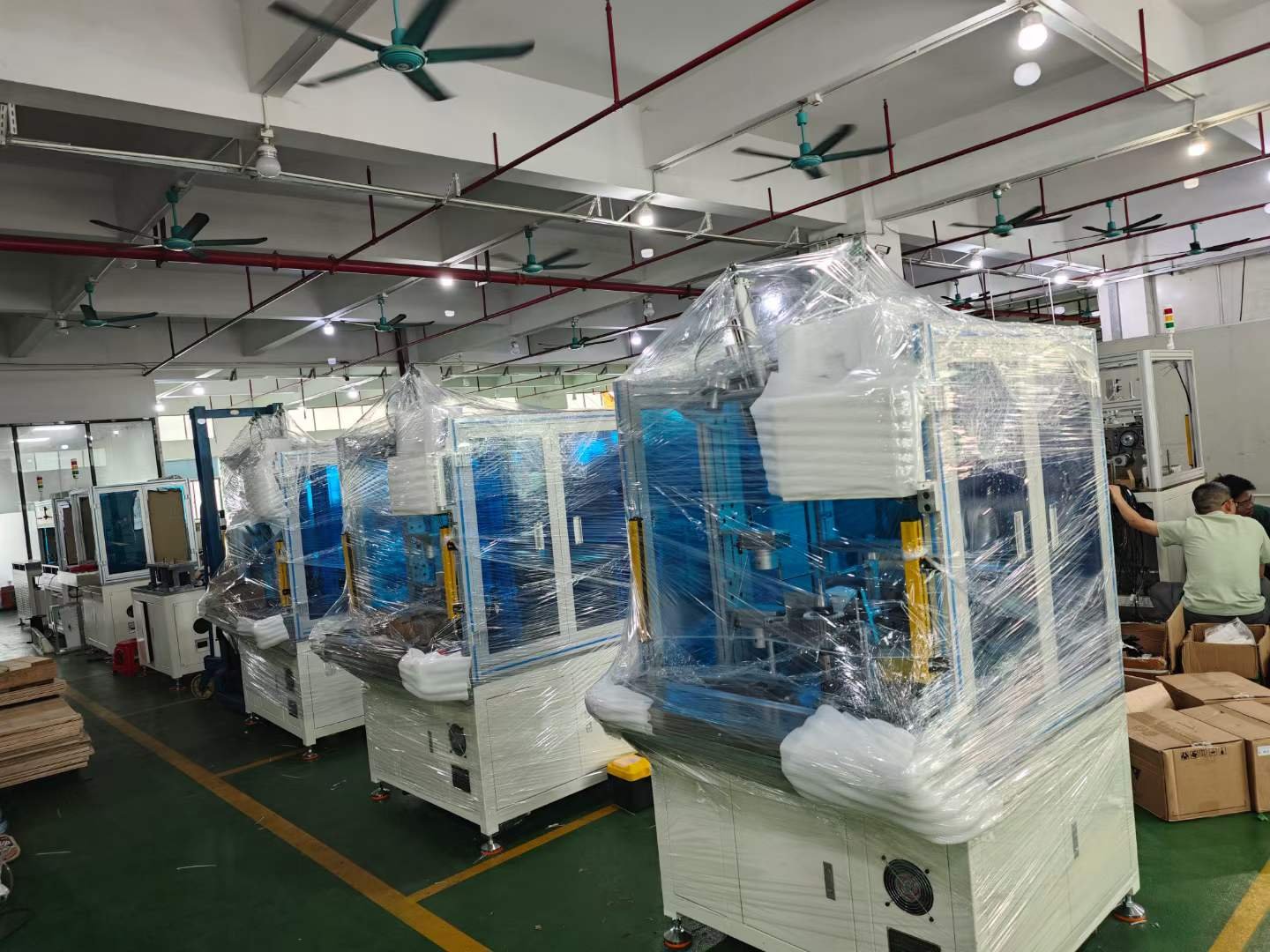 Vacuz Automatic Inner BLDC Air Conditioner Motor Stator Core Needle/Fly Fork Winding Machine Packaging