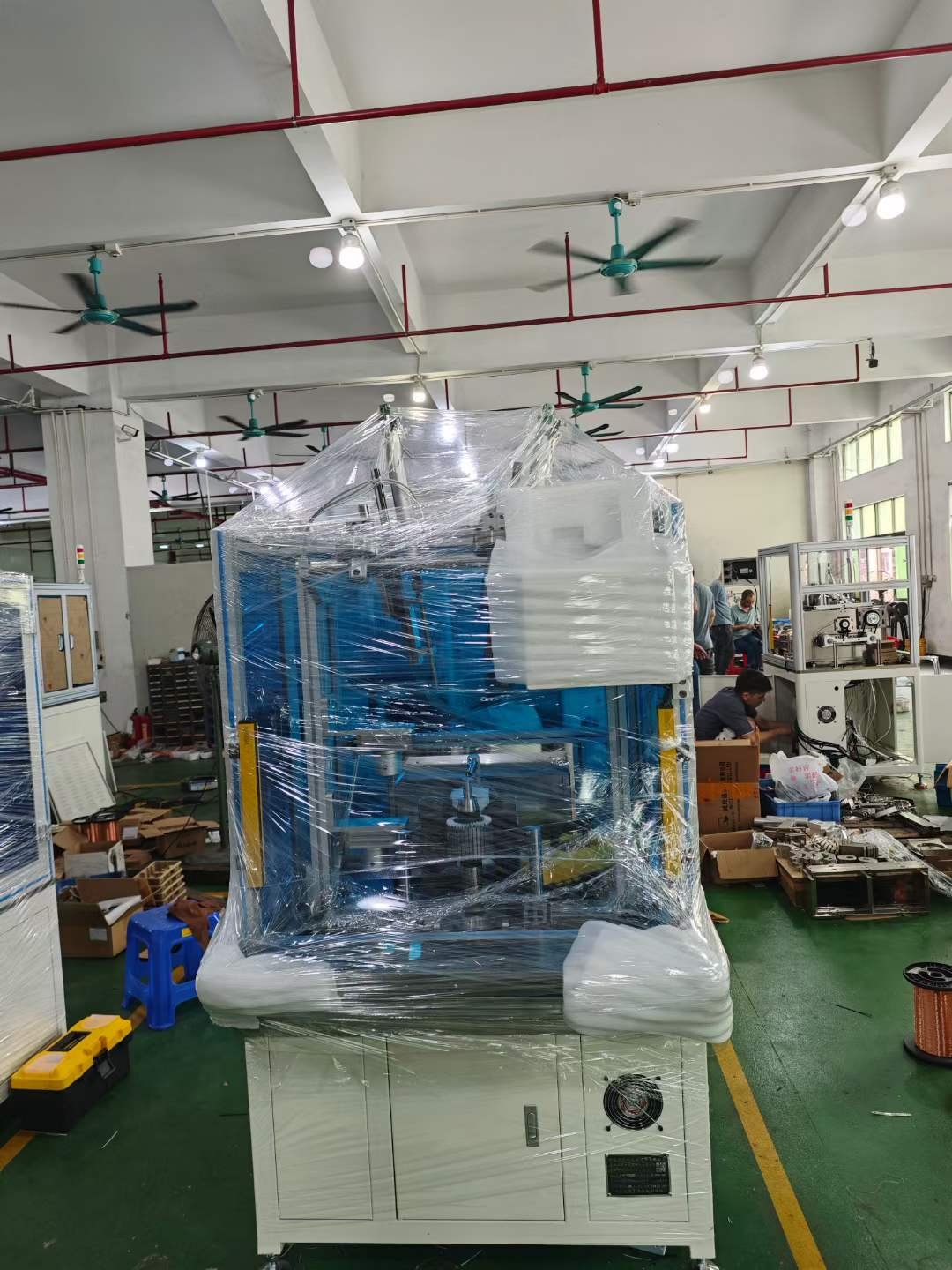 Vacuz Automatic Inner BLDC Air Conditioner Motor Stator Core Needle/Fly Fork Winding Machine Packaging