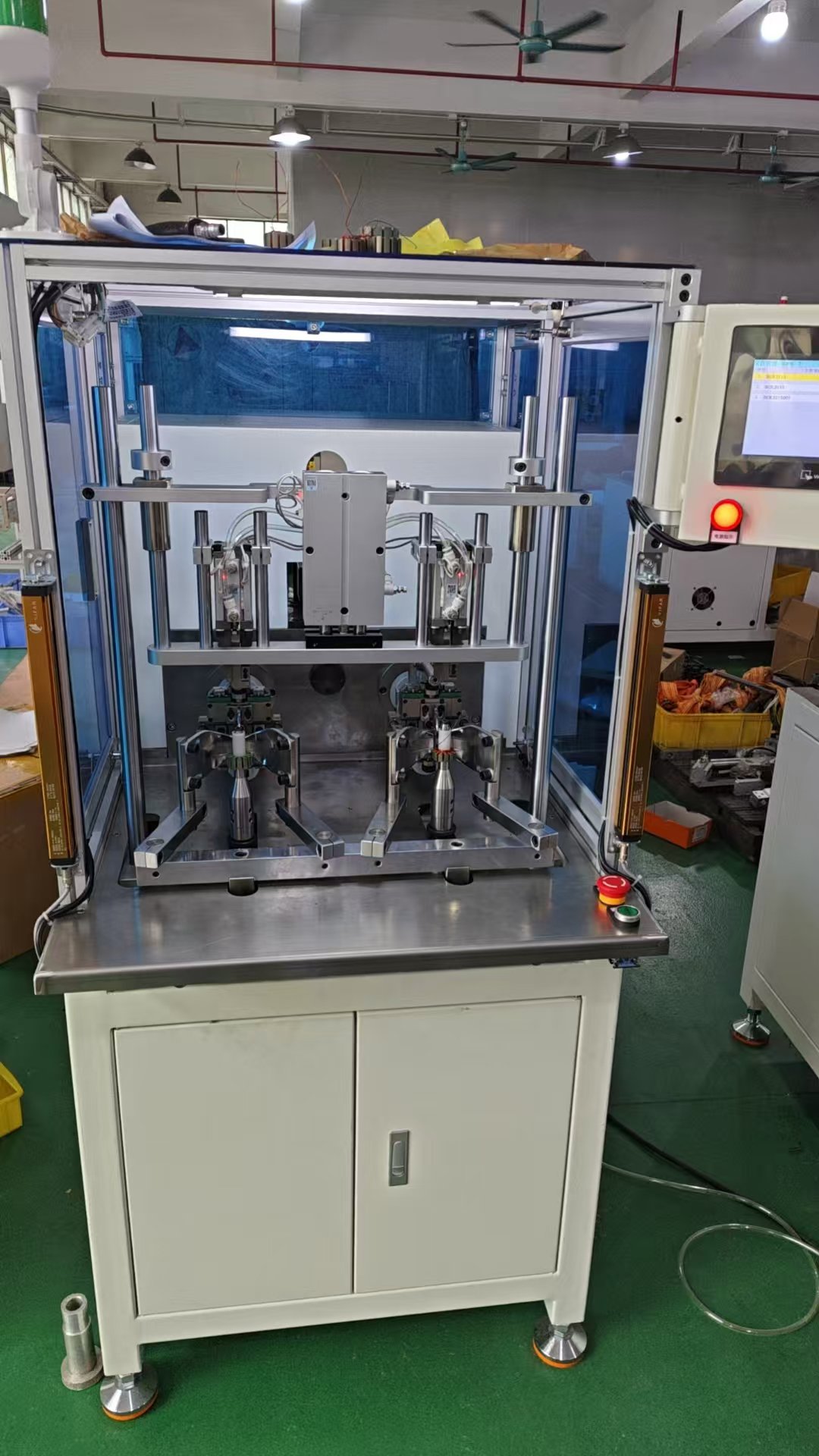 Vacuz Double Stations Automatic FPV Drone Stator Core Winding Machine + Two Sets Drone Rotor 2 Sides Dynamic Balancing Machines Shipping