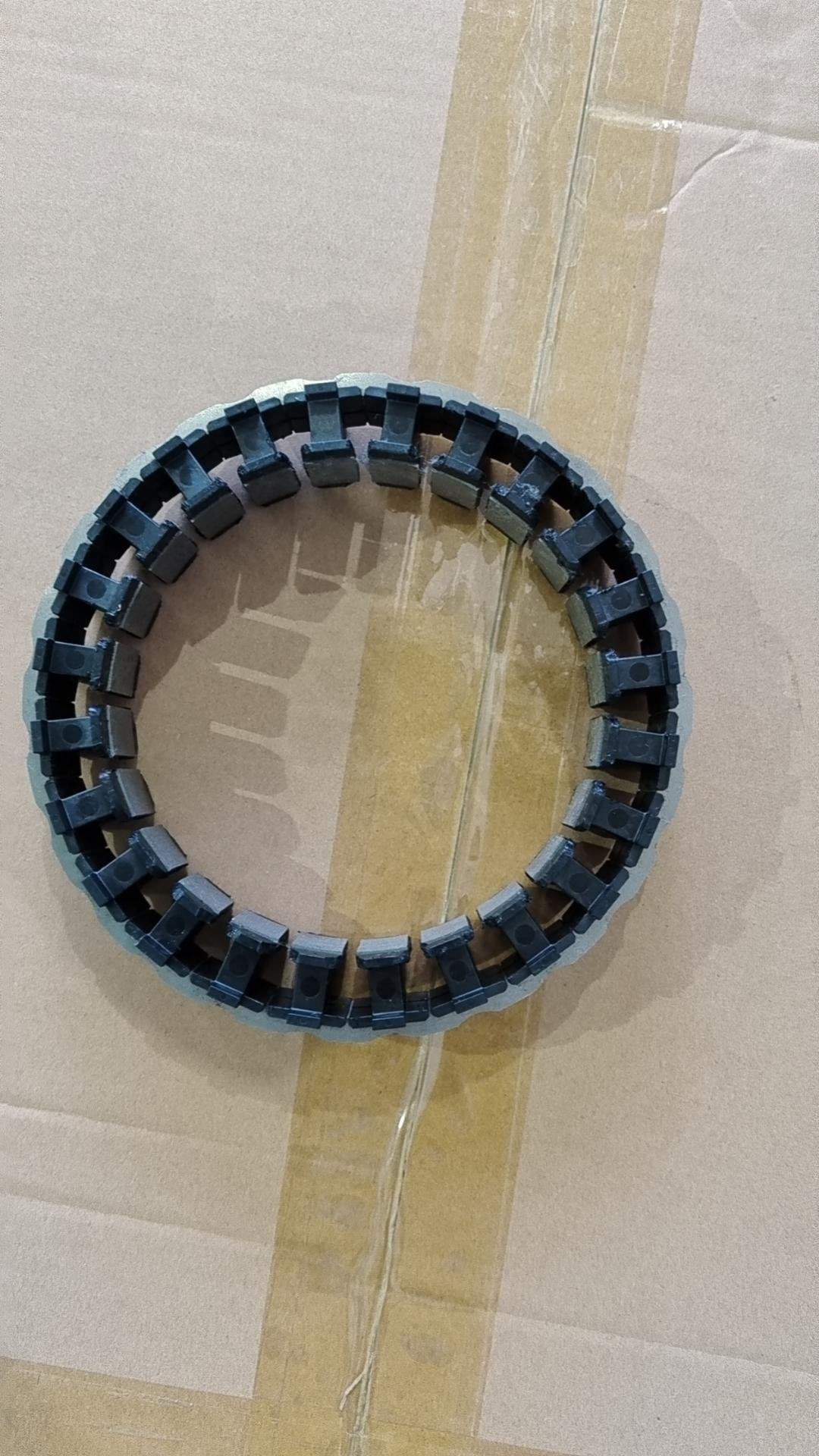 Vacuz Max OD 150mm Single Stations Automatic BLDC Roller Motor Outer Stator Coil Flying Fork Winding Machine