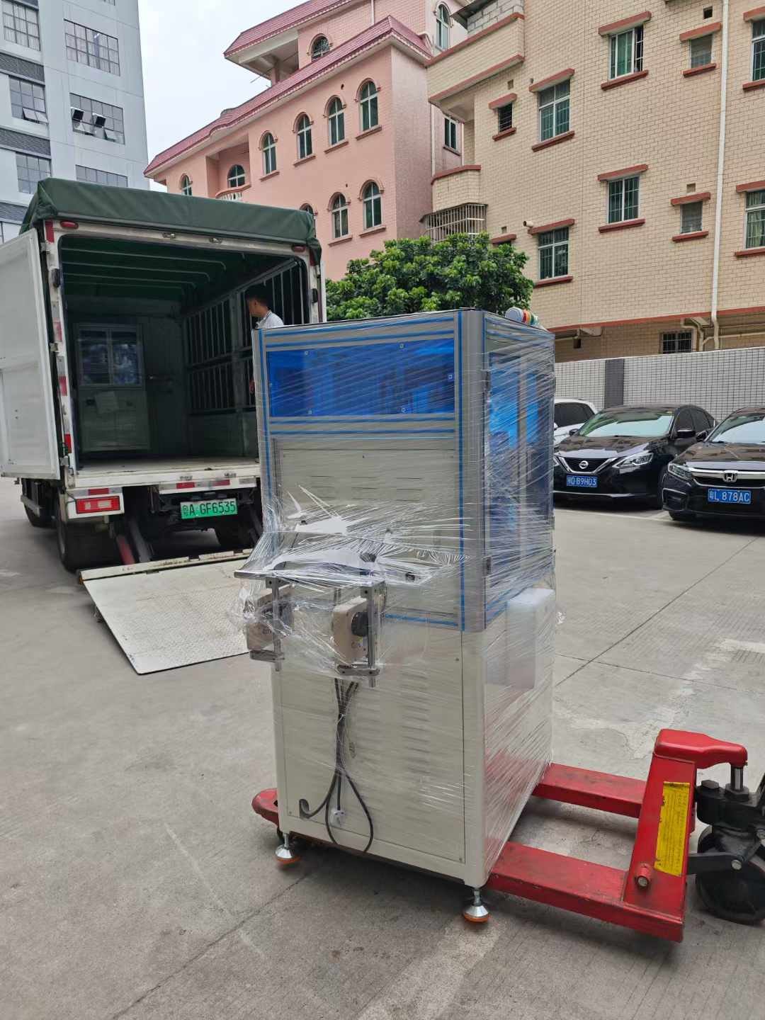 Vacuz 2 Stations AC Asynchronous Fan Motor Automatic Stator Coil Flying Fork Winding Machine Shipment