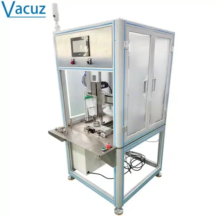 Vacuz R&D Sliding Table Type 3115 3520 FPV Drone BLDC Motor Rotor Parts Automatic Ring Cover Glue Dispenser N52H NdFeB Magnets Insertion Assembly Machine