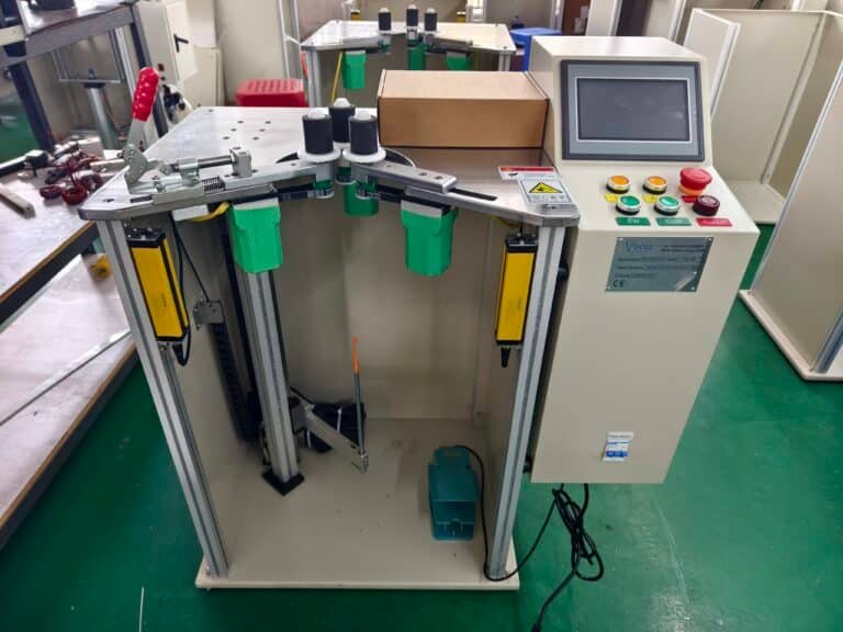 Vacuz Servo Motor Type Electrical Semi Automatic Toroidal Inductor Core Crochet Hook Winding Machine to Vietnam