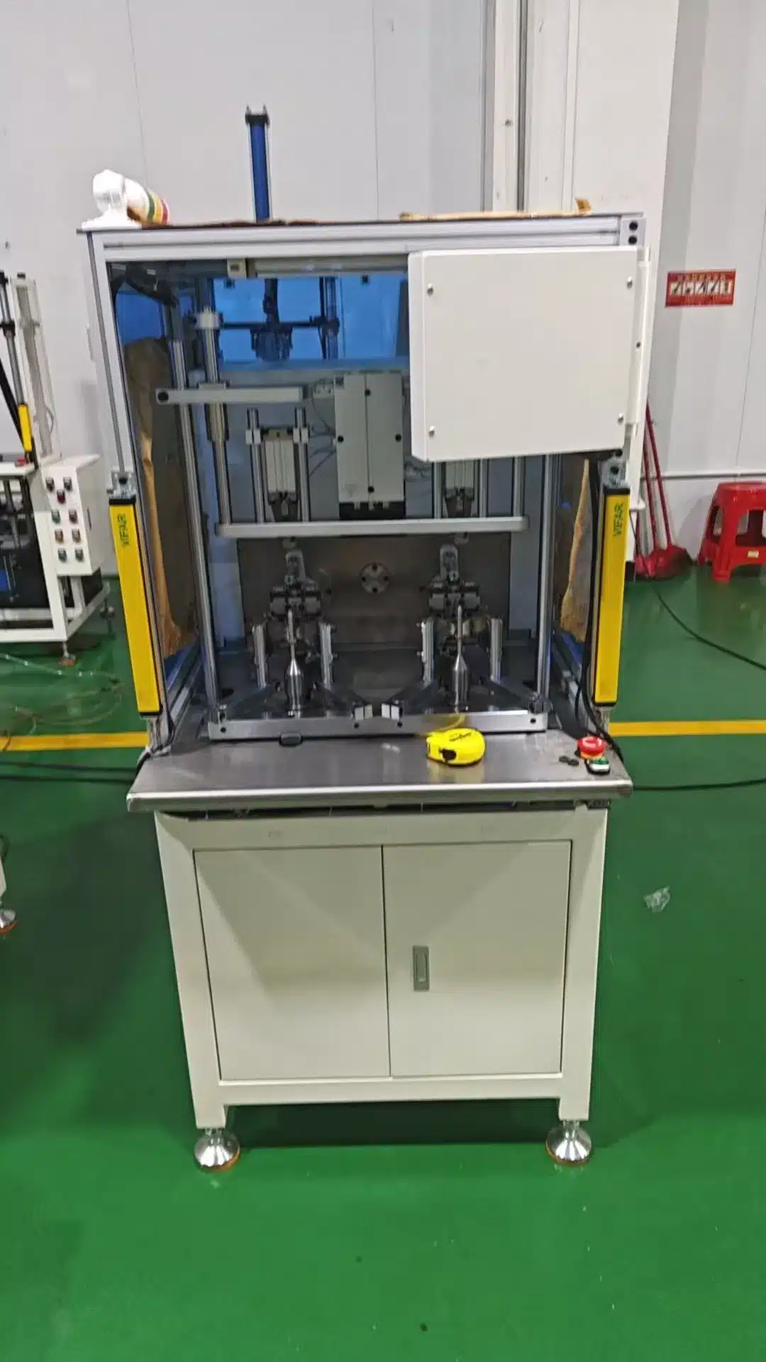 Vacuz BLDC Motor Coil Winding Machine+2 Sets Rotor Glue Dispensing Magnets Insertion Machine+3 Sets 1 Ton Servo Press Machines to Vietnam