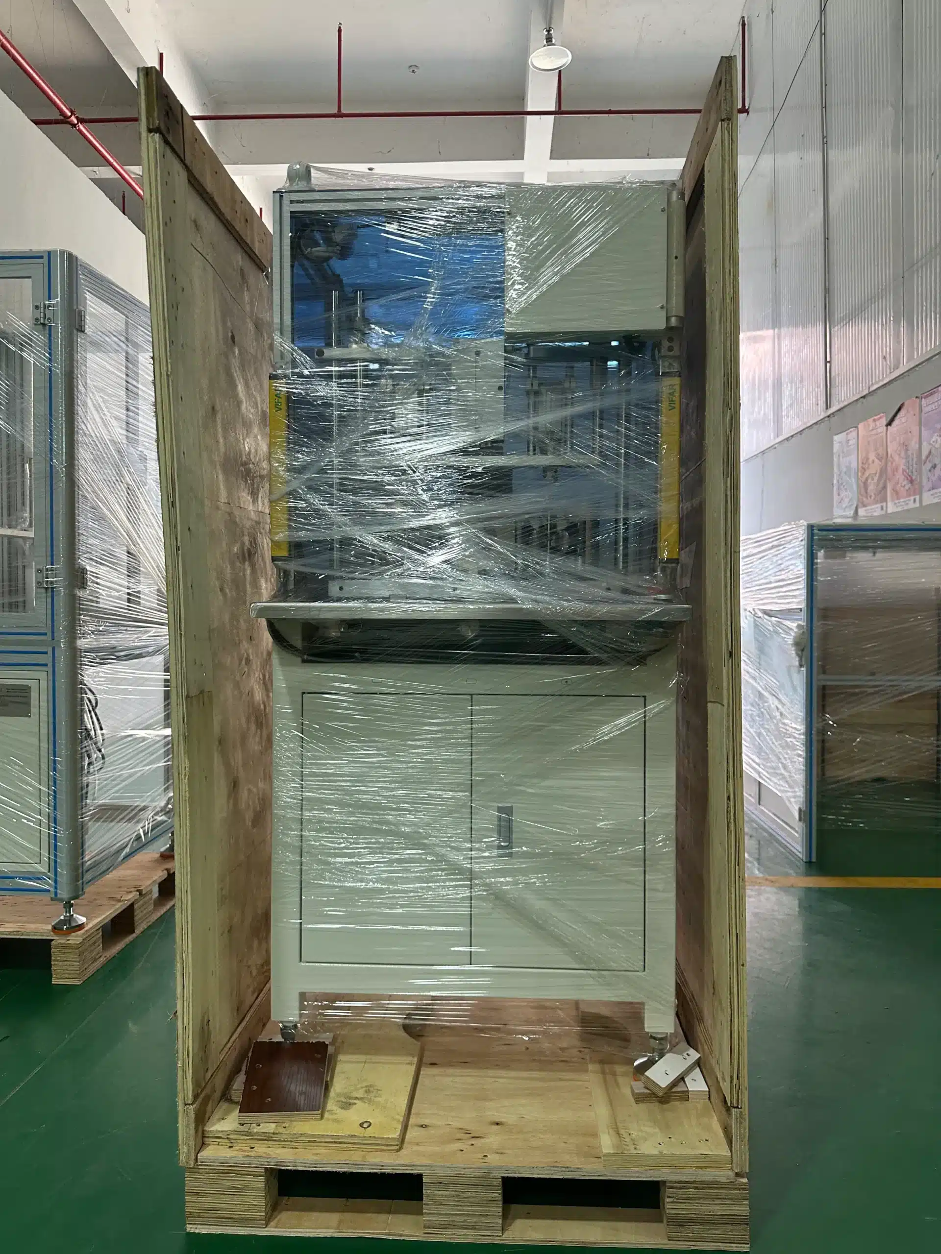 Vacuz BLDC Motor Coil Winding Machine+2 Sets Rotor Glue Dispensing Magnets Insertion Machine+3 Sets 1 Ton Servo Press Machines to Vietnam