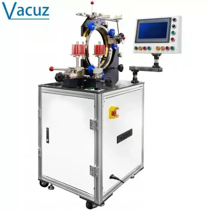 Tipo PLC verticale OD max 300 mm Vacuz Semi automatico grande induttore toroidale Core corrente trasformatore testa ingranaggi avvolgimento macchina