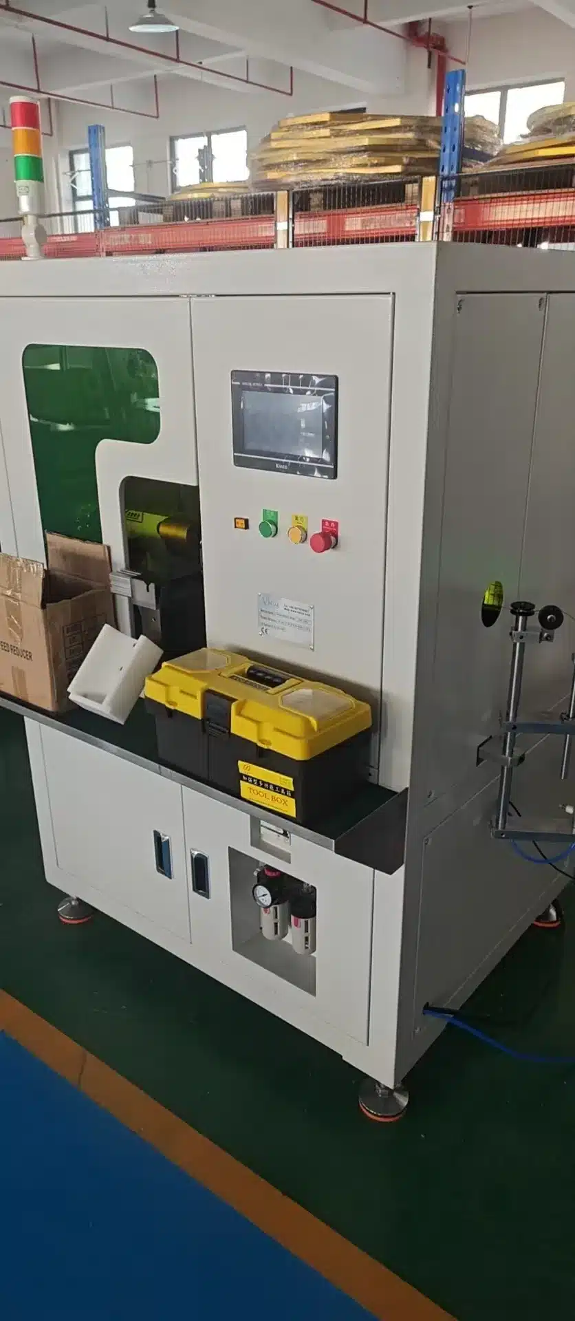 Vacuz Single Station Double Fly Fork Armature Rotor Core Winding Machine Equipment Shipping to Brazil