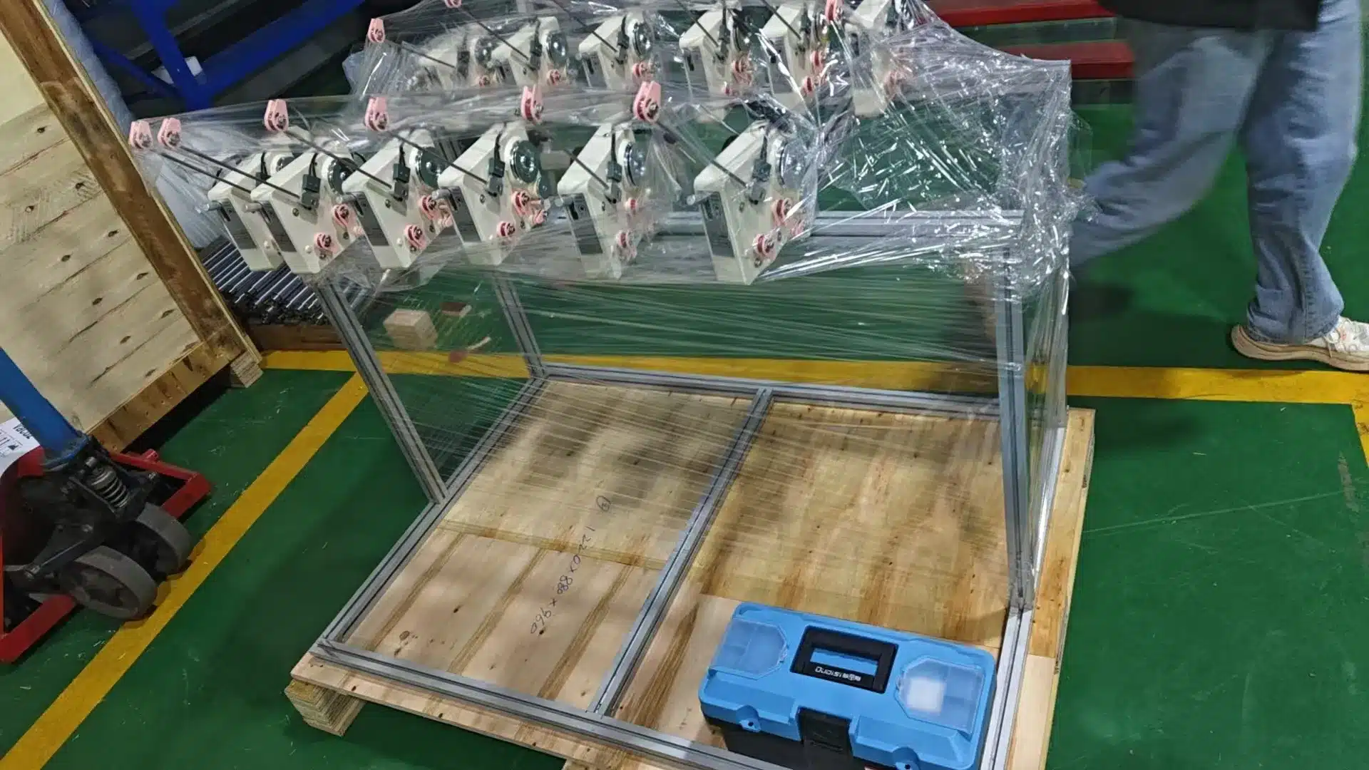 Vacuz Two Stations 5 Wires Motorcycle Stator BLDC Motor Core Winding Machine Machine Shipping