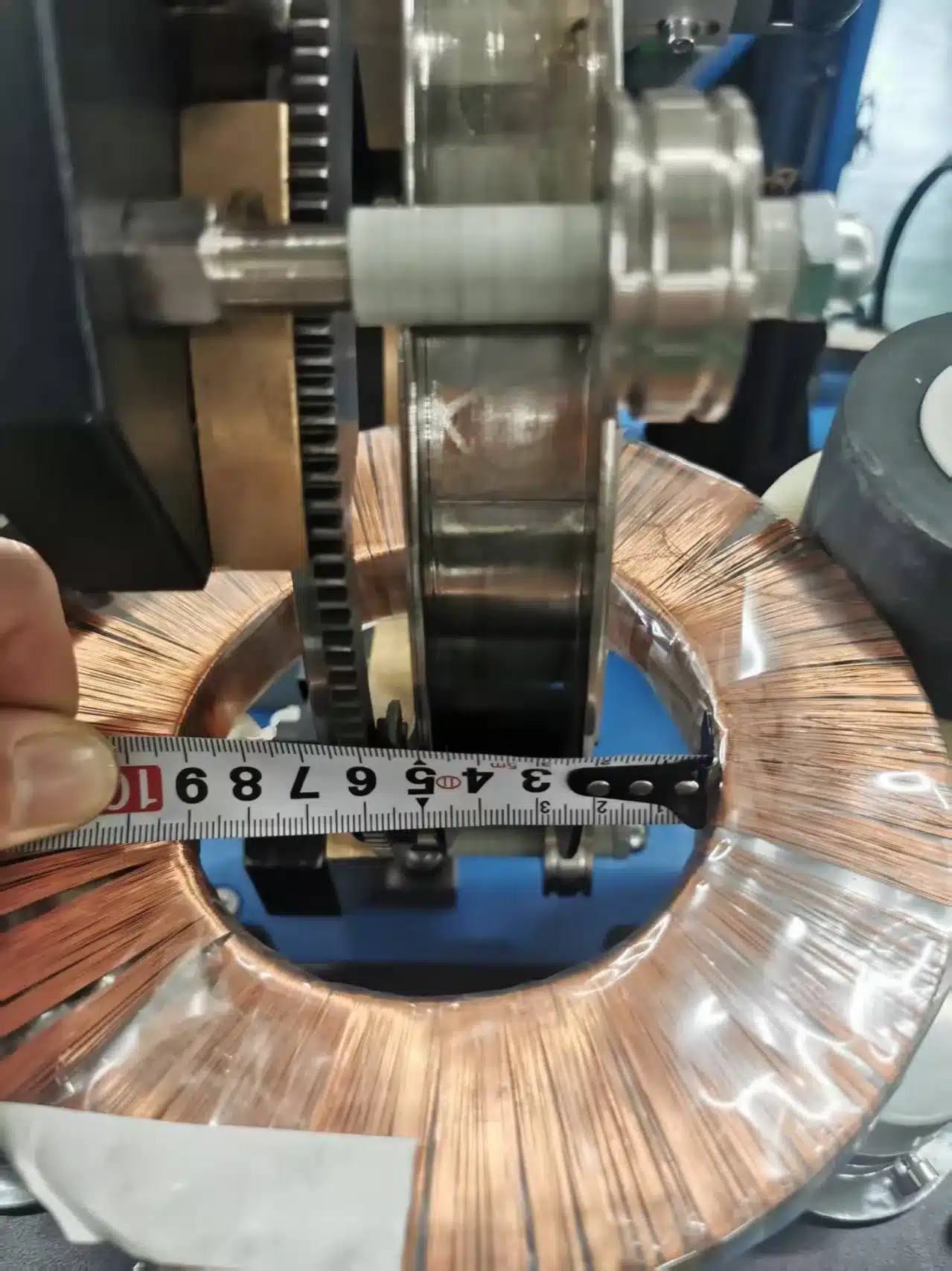 Vacuz Large Size Automatic Gear Head Toroidal Winding Machine Shipping