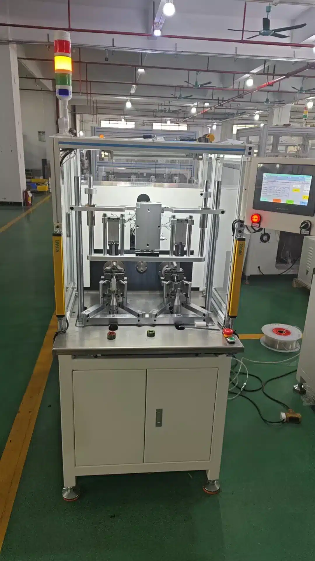 Vacuz 2 Stations 3115 FPV Drone Motor Stator Core Flying Fork Winding Machine + 3115 Drone Rotor Dual Side Dynamic Balancing Machine Shipping