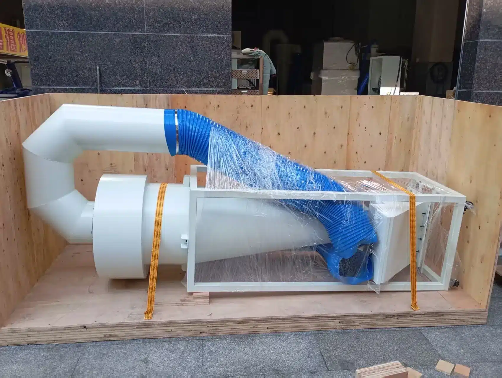 vacuz automatic coating process for fpv drone bldc motor outer slot stator insulation electrostatic powder coating line 3