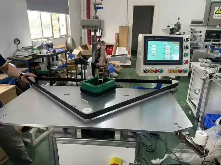 Vacuz Automatic Customize Big Rectangle Toroidal Core Inductor Winding Machine