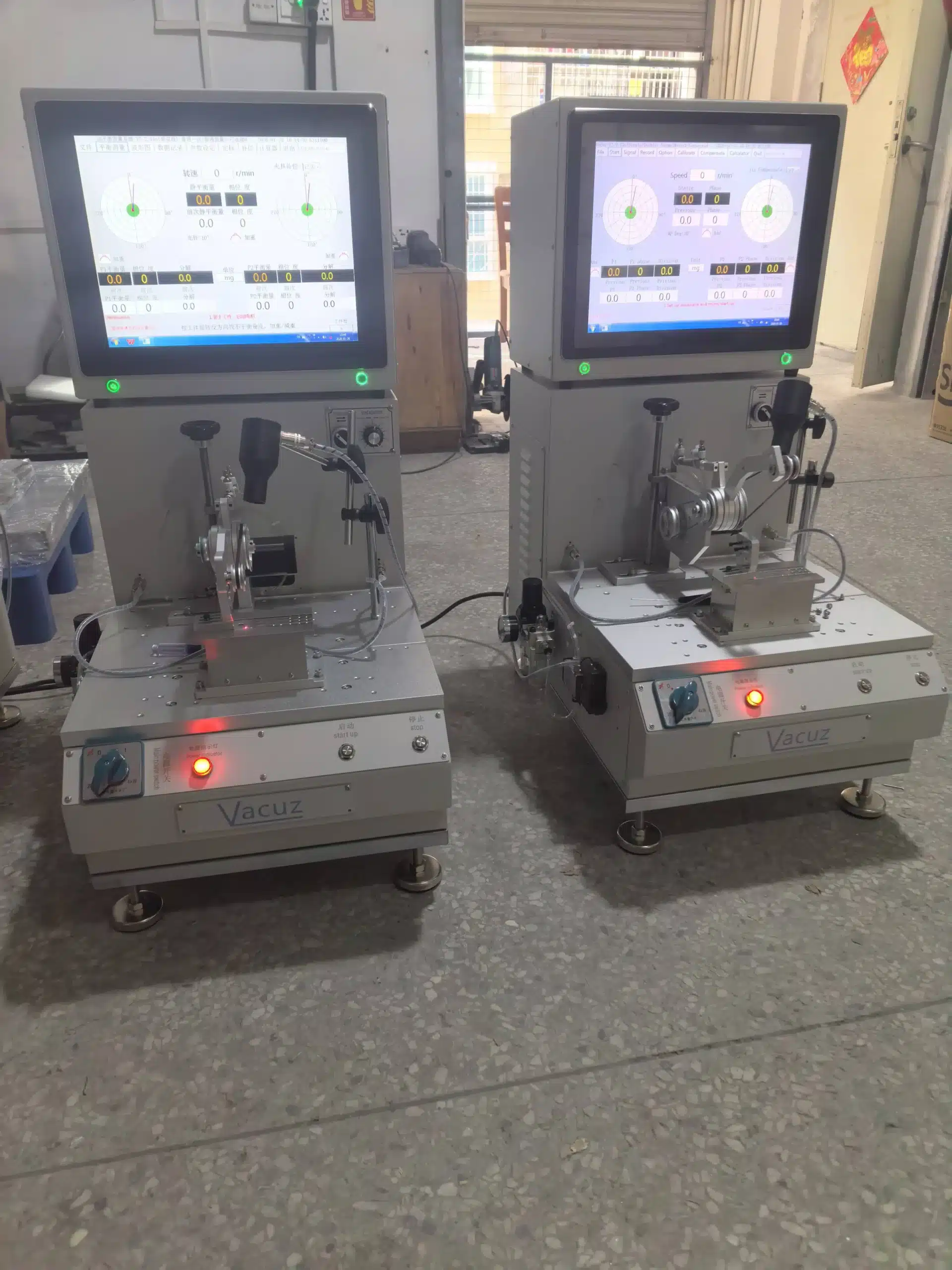 vacuz 2 sets dual side fpv uav drone bldc motor external rotor dynamic balancing machines 2