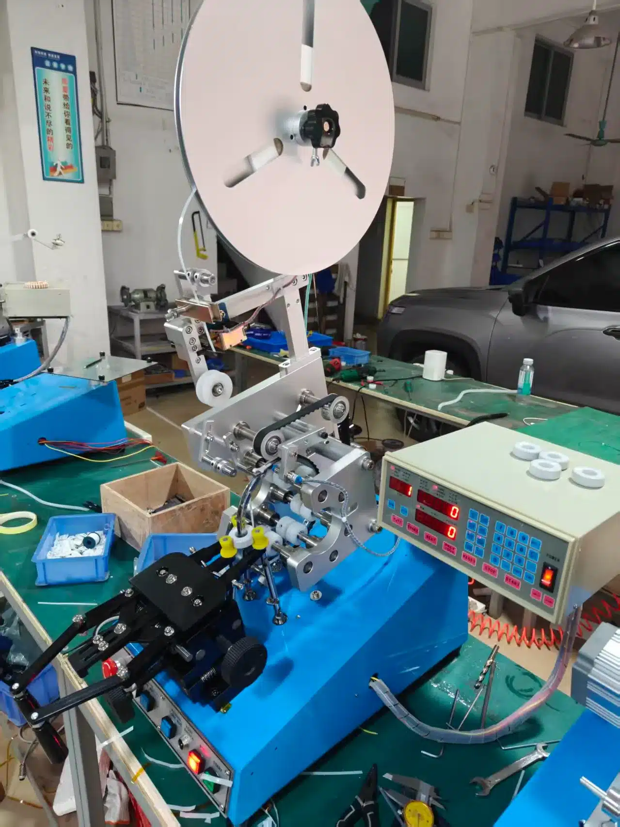 vacuz 4mm&6mm 2 sets toroidal inductor core insulation tape wrapping machines delivery 2