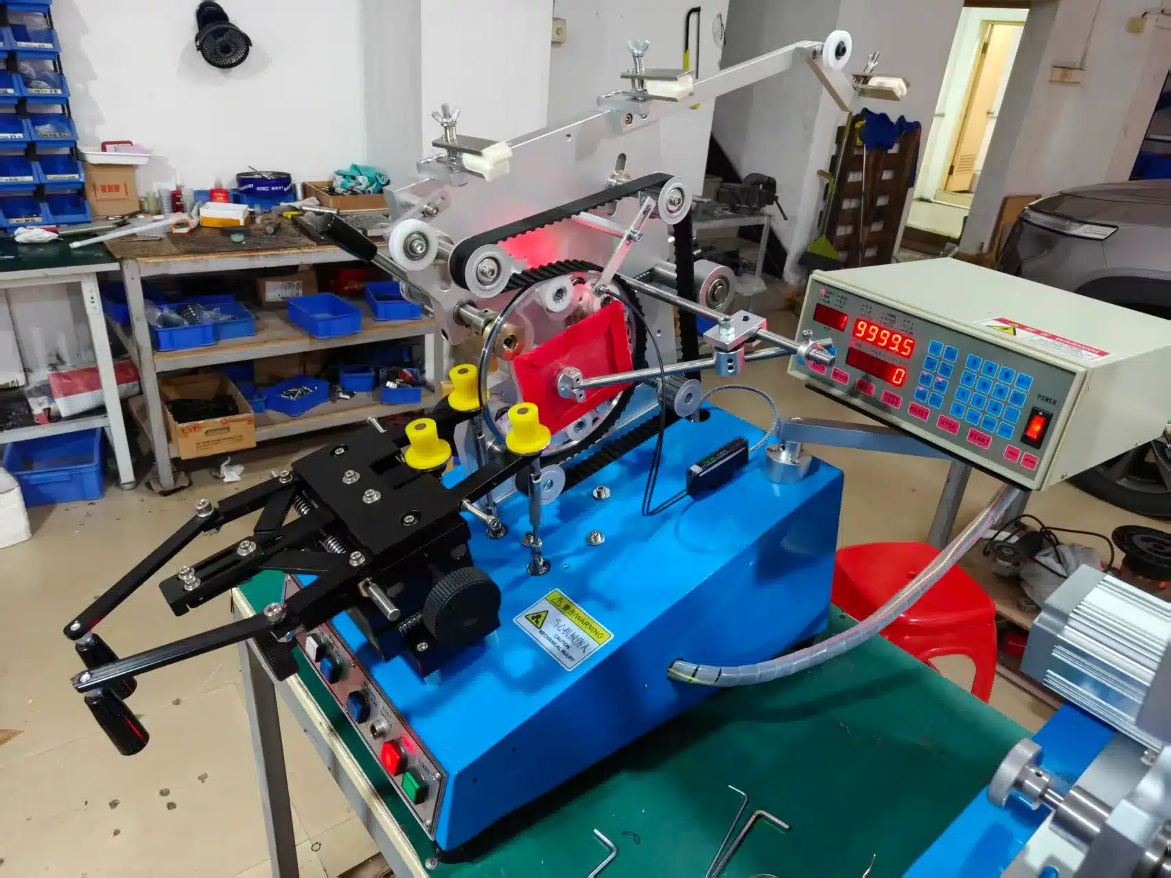 Vacuz 8 Inches Semi Automatic & Fully Automatic Toroidal Inductor Core Winding Machines Shipment vacuz 8 inches semi automatic & fully automatic toroidal inductor core winding machines shipment 1