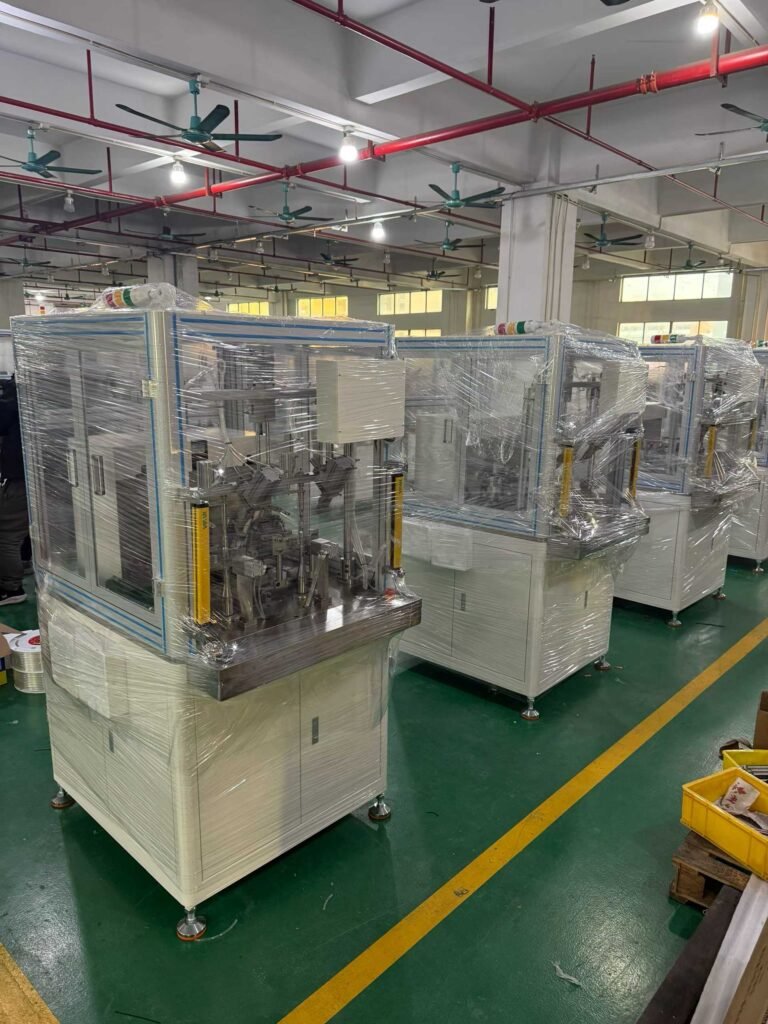 vacuz 8 sets double stations multiple wires fpv drone motor outer stator core flying fork winding machines shipment 2