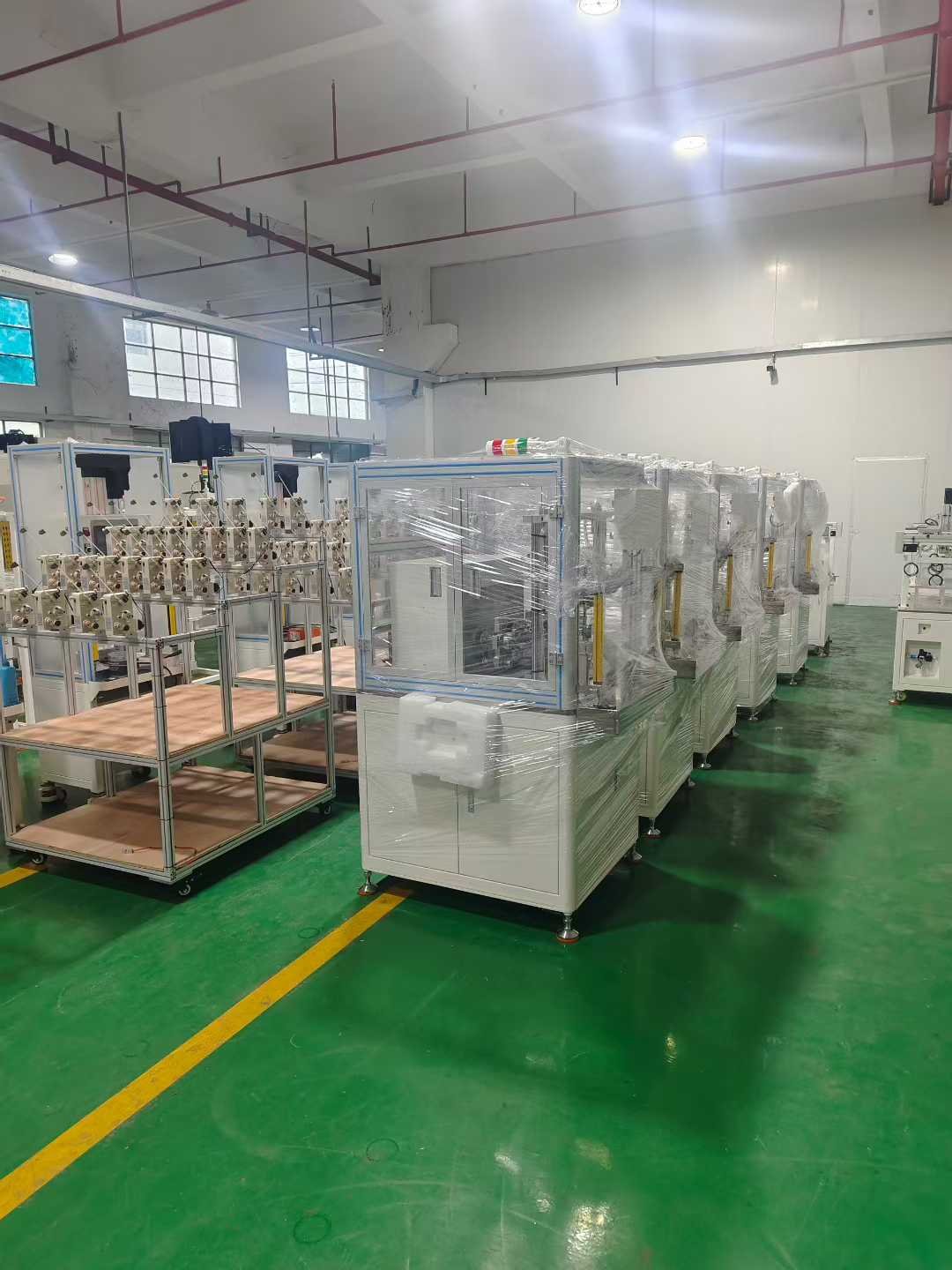 vacuz 8 sets double stations multiple wires fpv drone motor outer stator core flying fork winding machines shipment 3