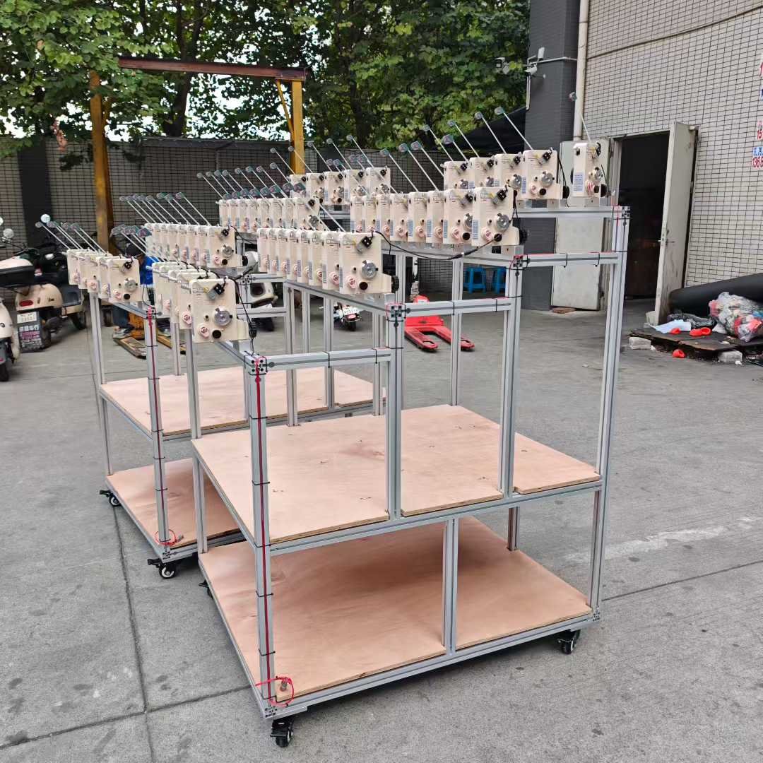 vacuz 8 sets double stations multiple wires fpv drone motor outer stator core flying fork winding machines shipment 5