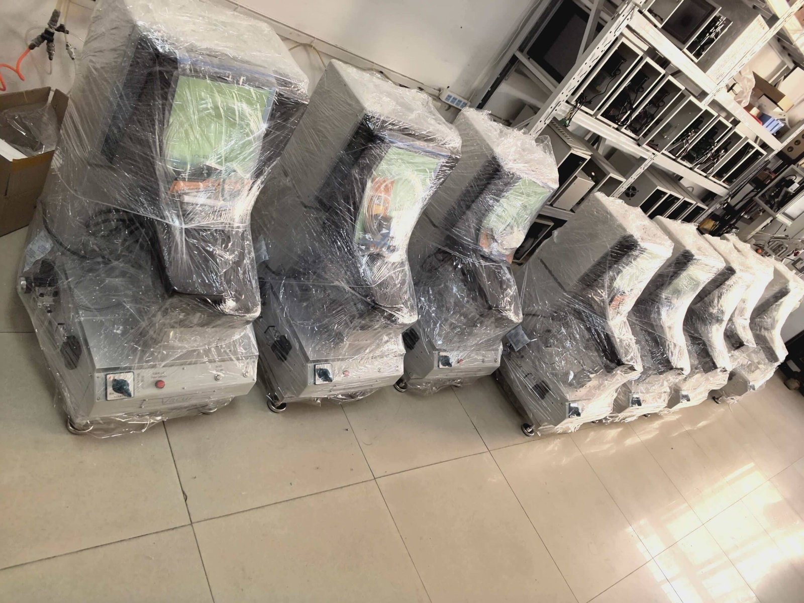 vacuz 8 sets fpv drone rotor core double side dynamic balancing machine equipment shipping 2