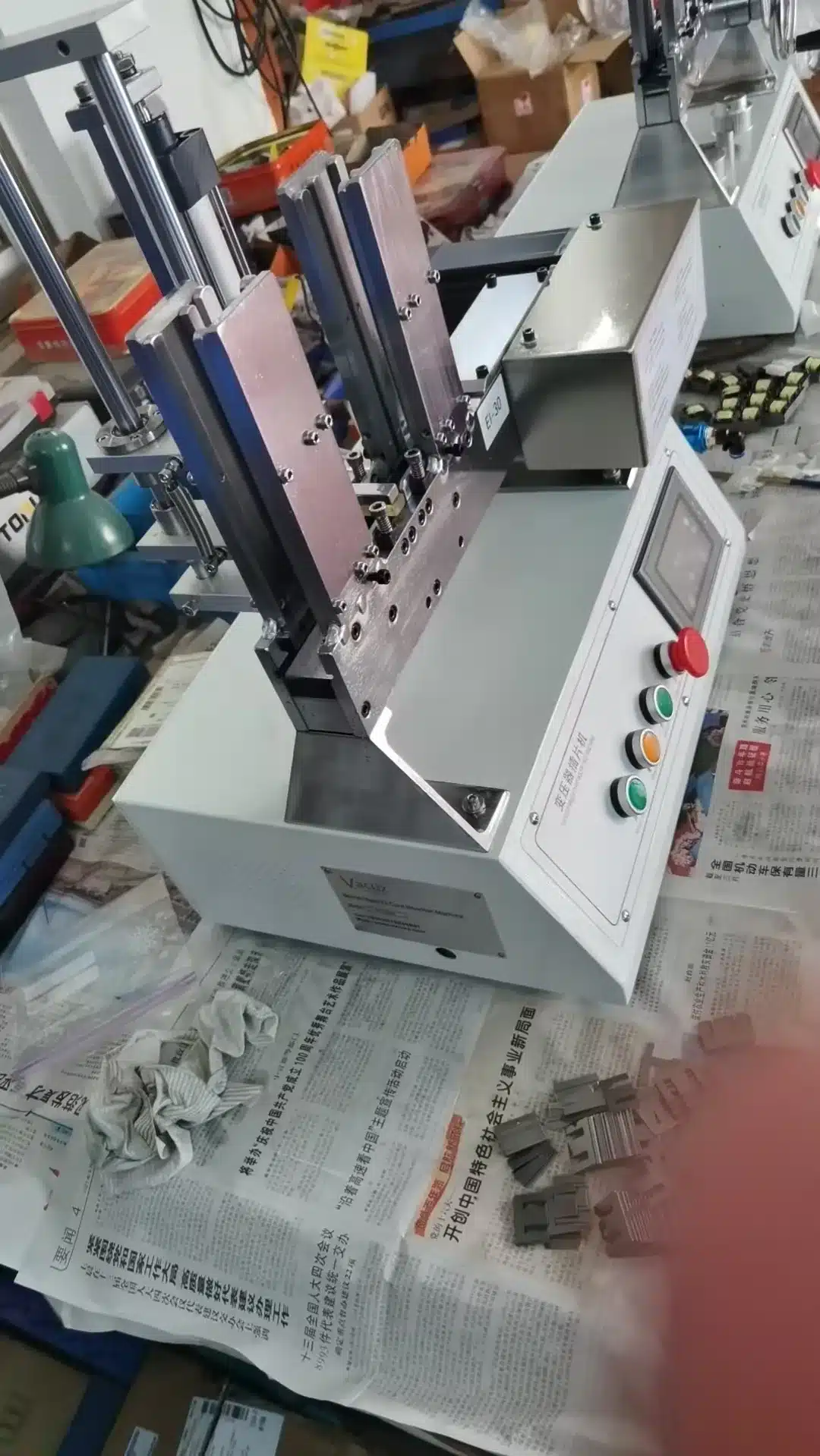 3 sets vacuz automatic silicon steel ei laminating transformer ei 28 ei 48 ei 76 core stacking insertion assembly machine shipping 2